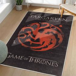Game Of Thrones House Targaryen Area Rug Non-slip Movie Home Decor Gift For Fans GOTW225