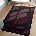 game of thrones house targaryen area rug non slip movie carpet home decor gift for fans living room gotw71
