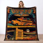 grateful dead quilt blanket metalhead rock bedding set gift idea for fans gfd21
