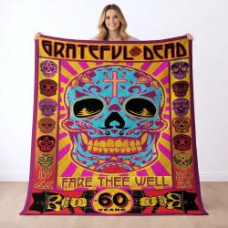 Grateful Dead Quilt Blanket Metalhead Rock Bedding Set Gift Idea For Fans GFD27