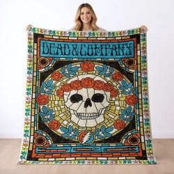 Grateful Dead Quilt Blanket Metalhead Rock Bedding Set Gift Idea For Fans GFD28