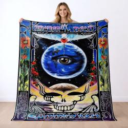 Grateful Dead Quilt Blanket Metalhead Rock Bedding Set Gift Idea For Fans GFD30