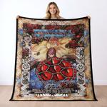 grateful dead quilt blanket metalhead rock bedding set gift idea for fans gfd32
