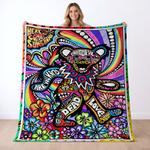 grateful dead quilt blanket metalhead rock bedding set gift idea for fans gfd34