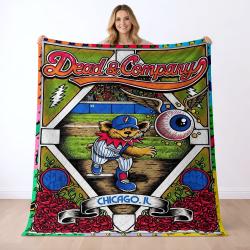 Grateful Dead Quilt Blanket Metalhead Rock Bedding Set Gift Idea For Fans GFD36
