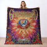 grateful dead quilt blanket metalhead rock bedding set gift idea for fans gfd39