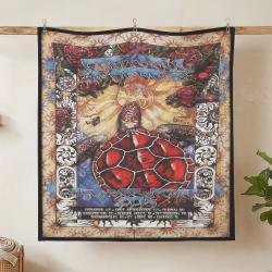 grateful dead quilt blanket metalhead rock bedding set gift idea for fans hanging gfd32