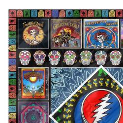 grateful dead quilt blanket metalhead rock bedding set gift idea for fans zoom gfd16