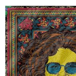 grateful dead quilt blanket metalhead rock bedding set gift idea for fans zoom gfd23