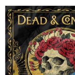 grateful dead quilt blanket metalhead rock bedding set gift idea for fans zoom gfd26