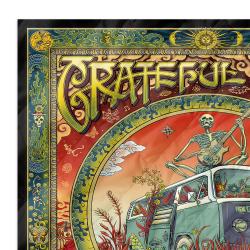 grateful dead quilt blanket metalhead rock bedding set gift idea for fans zoom gfd31