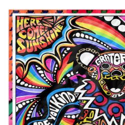 grateful dead quilt blanket metalhead rock bedding set gift idea for fans zoom gfd34