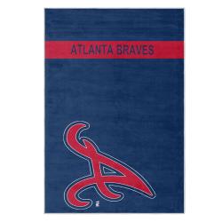 mlb atlanta braves area rug non slip baseball carpet home decor gift idea for fans ab103