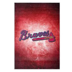 mlb atlanta braves area rug non slip baseball carpet home decor gift idea for fans ab106