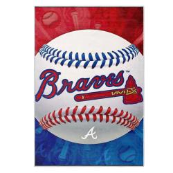 mlb atlanta braves area rug non slip baseball carpet home decor gift idea for fans ab117