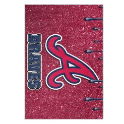 mlb atlanta braves area rug non slip baseball carpet home decor gift idea for fans ab118