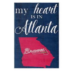 mlb atlanta braves area rug non slip baseball carpet home decor gift idea for fans ab120