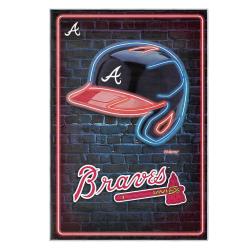mlb atlanta braves area rug non slip baseball carpet home decor gift idea for fans ab121