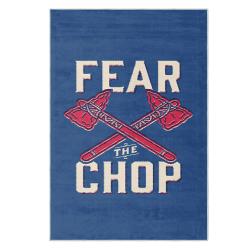 mlb atlanta braves area rug non slip baseball carpet home decor gift idea for fans ab128