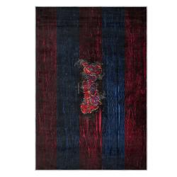 mlb atlanta braves area rug non slip baseball carpet home decor gift idea for fans ab129