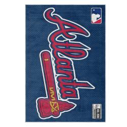 mlb atlanta braves area rug non slip baseball carpet home decor gift idea for fans ab130