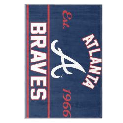 mlb atlanta braves area rug non slip baseball carpet home decor gift idea for fans ab132
