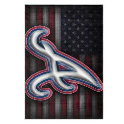mlb atlanta braves area rug non slip baseball carpet home decor gift idea for fans ab138