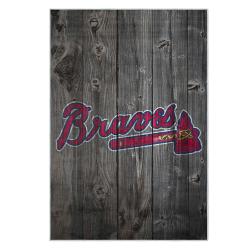 mlb atlanta braves area rug non slip baseball carpet home decor gift idea for fans ab150