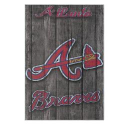 mlb atlanta braves area rug non slip baseball carpet home decor gift idea for fans ab152