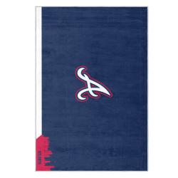 mlb atlanta braves area rug non slip baseball carpet home decor gift idea for fans ab16