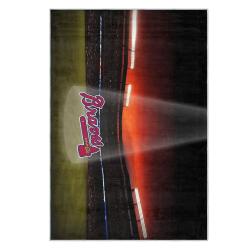 mlb atlanta braves area rug non slip baseball carpet home decor gift idea for fans ab186