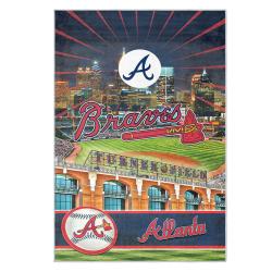 mlb atlanta braves area rug non slip baseball carpet home decor gift idea for fans ab29