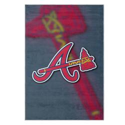 mlb atlanta braves area rug non slip baseball carpet home decor gift idea for fans ab33