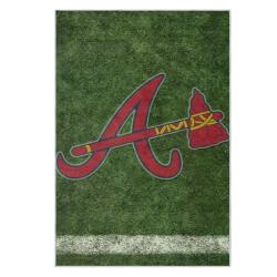 mlb atlanta braves area rug non slip baseball carpet home decor gift idea for fans ab37