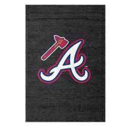 mlb atlanta braves area rug non slip baseball carpet home decor gift idea for fans ab41