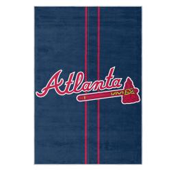 mlb atlanta braves area rug non slip baseball carpet home decor gift idea for fans ab46