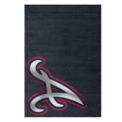 mlb atlanta braves area rug non slip baseball carpet home decor gift idea for fans ab51