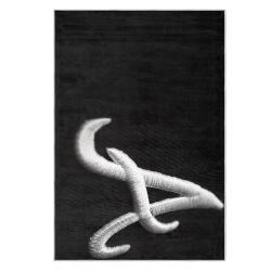 mlb atlanta braves area rug non slip baseball carpet home decor gift idea for fans ab55