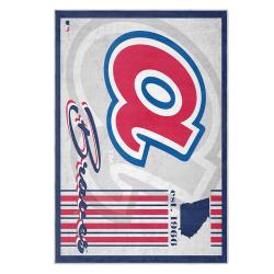 mlb atlanta braves area rug non slip baseball carpet home decor gift idea for fans ab57