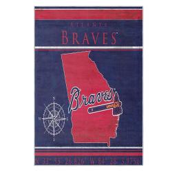 mlb atlanta braves area rug non slip baseball carpet home decor gift idea for fans ab61