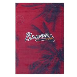 mlb atlanta braves area rug non slip baseball carpet home decor gift idea for fans ab79