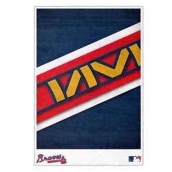 mlb atlanta braves area rug non slip baseball carpet home decor gift idea for fans ab8