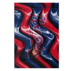 mlb atlanta braves area rug non slip baseball carpet home decor gift idea for fans ab84