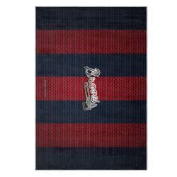 mlb atlanta braves area rug non slip baseball carpet home decor gift idea for fans ab91