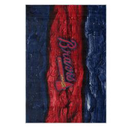 mlb atlanta braves area rug non slip baseball carpet home decor gift idea for fans ab97