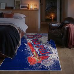 mlb atlanta braves area rug non slip baseball carpet home decor gift idea for fans bedroom ab1