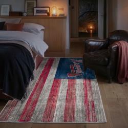 mlb atlanta braves area rug non slip baseball carpet home decor gift idea for fans bedroom ab107