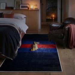 mlb atlanta braves area rug non slip baseball carpet home decor gift idea for fans bedroom ab124