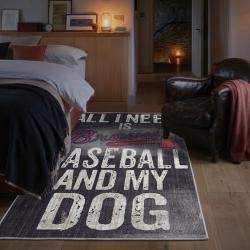mlb atlanta braves area rug non slip baseball carpet home decor gift idea for fans bedroom ab146