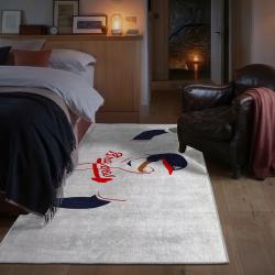 mlb atlanta braves area rug non slip baseball carpet home decor gift idea for fans bedroom ab170